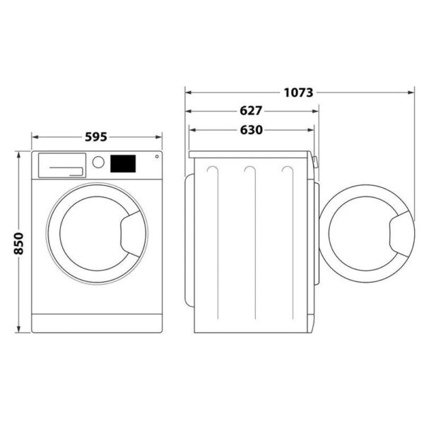 Whirlpool FFB 9469 WV SPT - Lavadora Carga Frontal 9 Kg 1400 Rpm A Blanco - Imagen 2