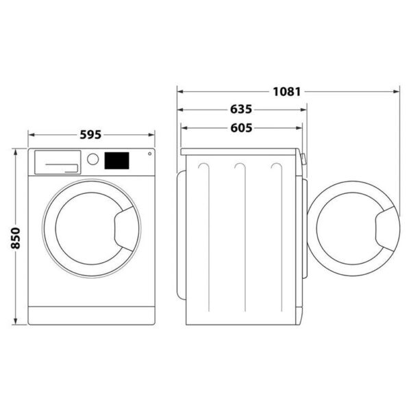 Whirlpool FFWDD1174269SBV SPT - Lavadora Secadora 11/7 Kg 1400 Rpm A Inox - Imagen 2