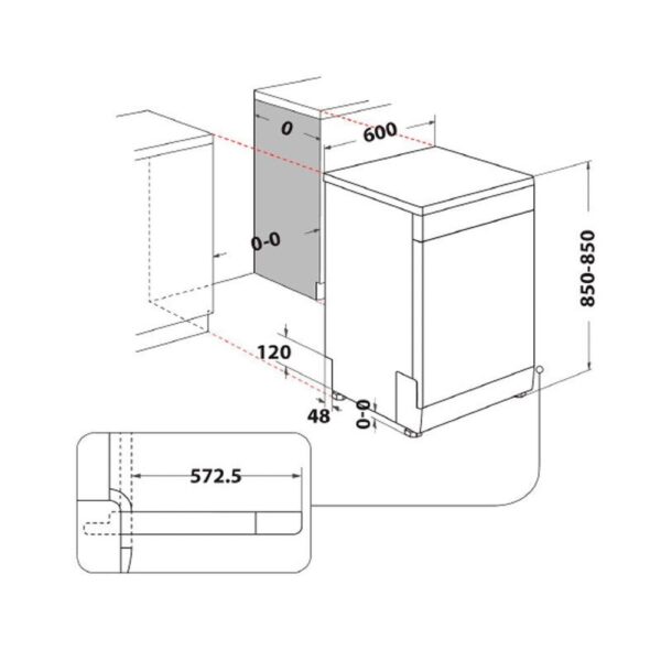 Whirlpool W2F HD624 X - Lavavajillas 60 Cm E 14 Cubiertos Inox - Imagen 2