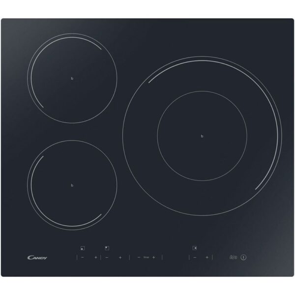 Candy CIDD633C - Vitroceramica Induccion 3 Zonas Coccion Ancho 59 Cm