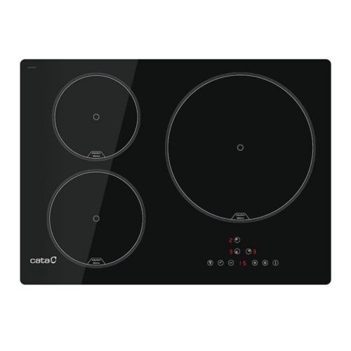 Cata IB 5003 BK - Vitroceramica Induccion 3 Zonas Coccion Ancho 60 Cm