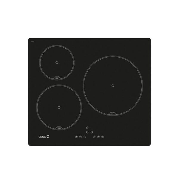 Cata IB 6303 BK/A - Vitroceramica Induccion 3 Zonas Coccion Ancho 60 Cm
