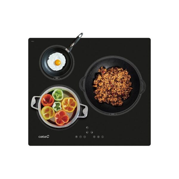 Cata IB 6303 BK/A - Vitroceramica Induccion 3 Zonas Coccion Ancho 60 Cm - Imagen 3