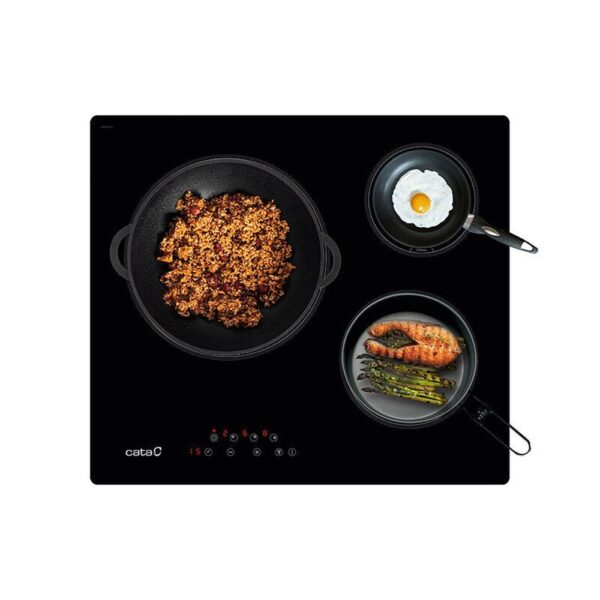 Cata TT 6003 E-TECH - Vitroceramica Independiente Radiantes 4 Zonas Coccion Ancho 59 Cm - Imagen 3