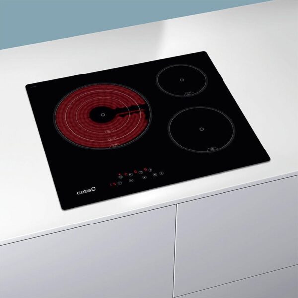 Cata TT 6003 E-TECH - Vitroceramica Independiente Radiantes 4 Zonas Coccion Ancho 59 Cm - Imagen 7