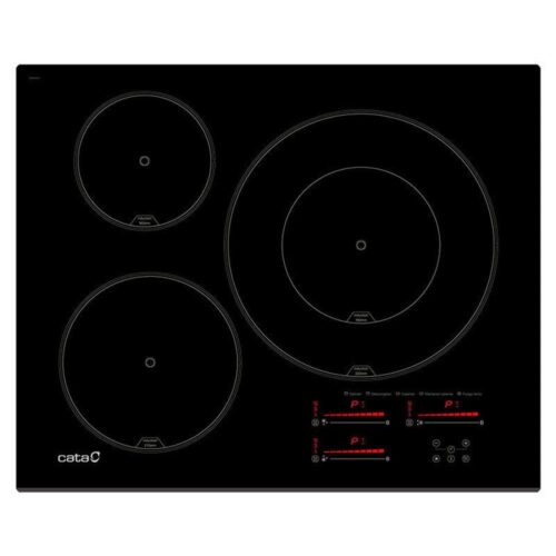 Cata INSB 6032 BK 08063404 - Vitroceramica Induccion 3 Zonas Coccion Ancho 63 Cm