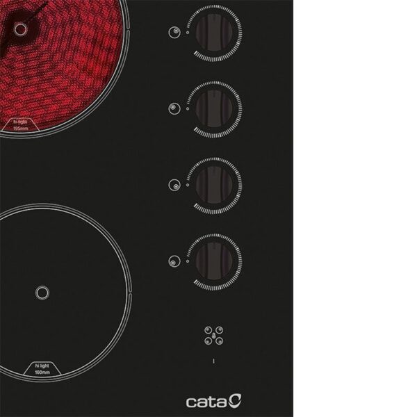 Cata 604 HVI /C - Vitroceramica Independiente Radiantes 4 Zonas Coccion Ancho 60 Cm - Imagen 5