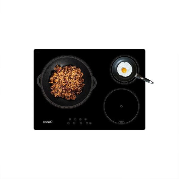 Cata TT 5003/G - Vitroceramica Independiente Radiantes 3 Zonas Coccion Ancho 60 Cm Fondo 43,5 Cm - Imagen 3