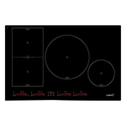 Cata INSB 8021 BK /A - Vitroceramica Induccion 4 Zonas Coccion Ancho 80 Cm