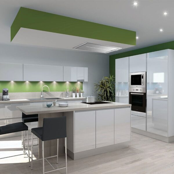 Cata BENNU SLIM 900 X /A - Campana Isla Ancho 90 Cm Inox - Imagen 6