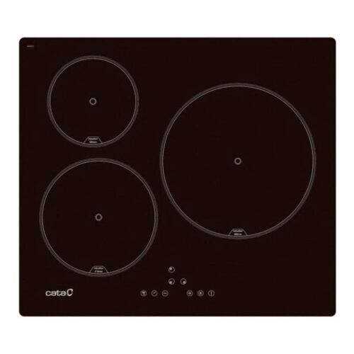 Cata IB6403 E2 BK - Vitroceramica Induccion 3 Zonas Coccion Ancho 59 Cm
