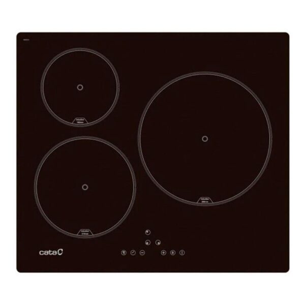 Cata IB6403 E2 BK - Vitroceramica Induccion 3 Zonas Coccion Ancho 59 Cm