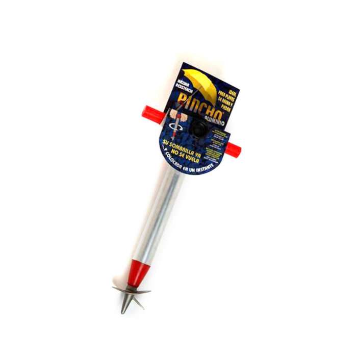 Pincho para Sombrilla Amarillo Azul Rojo Aluminio 32 x 16,5 x 6,5 cm Ø 25 mm - Imagen 2