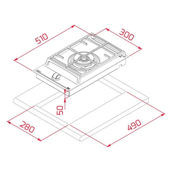 Teka GZC31330 XBA - Encimera Modular - Imagen 2