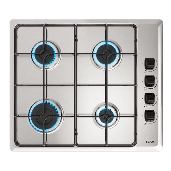 Teka HLX 640 KLN IX NAT - Encimera De Gas 4 Zonas Coccion Ancho 58 Cm - Imagen 3