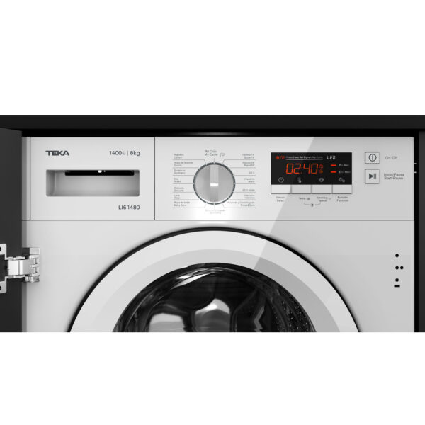 TEKA LI6 1481 - LAVADORA INTEGRABLE 8 KG B 1400 RPM - Imagen 2