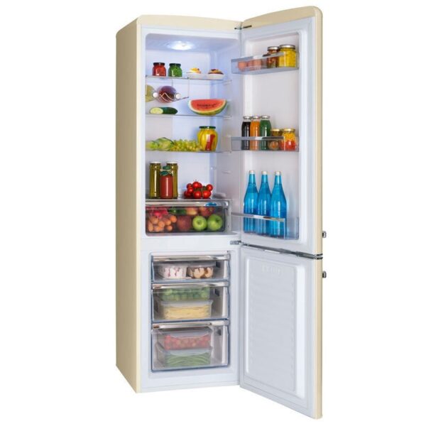 Fagor 3FFV-1855BG - Frigorifico Combi E Alto 180 Cm Ancho 55 Cm Crema - Imagen 2