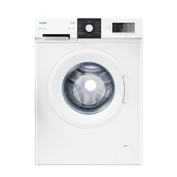 Sauber SERIE 3-W7123 V - Lavadora Carga Frontal 7 Kg 1200 Rpm D Blanco
