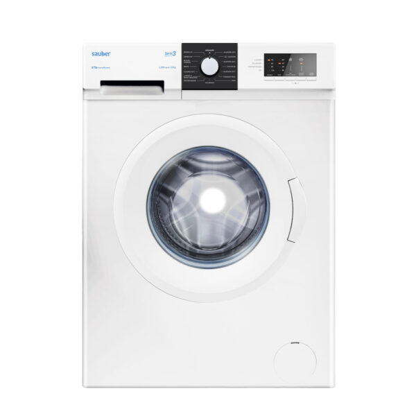 Sauber SERIE 3-W8123 V - Lavadora Carga Frontal 8 Kg 1200 Rpm D Blanco