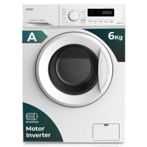 SVAN SL6002AIDV - LAVADORA CARGA FRONTAL 6 KG 1000 RPM A BLANCO