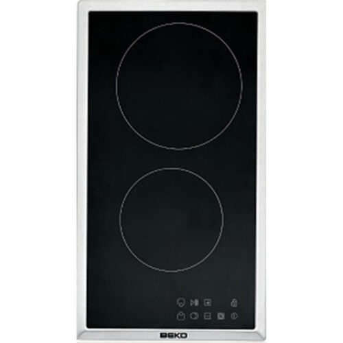 Beko HDMC 32400 TX - Encimera Modular Vitroceramica 2 Zonas De Coccion Ancho 30 Cm