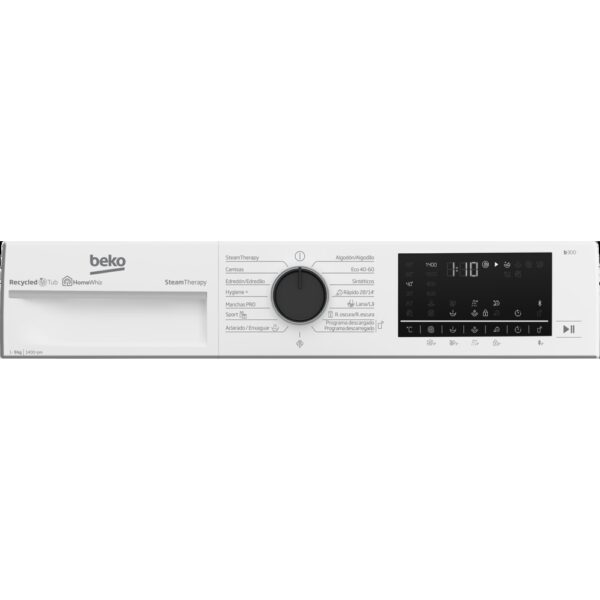 Beko B3WFT59415W - Lavadora Carga Frontal 9 Kg 1400 Rpm A Blanco - Imagen 6
