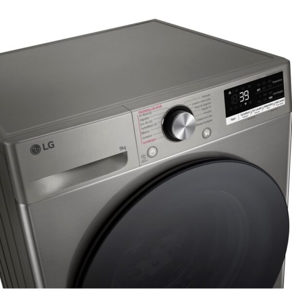 Lg F4WR7009AGS - Lavadora Carga Frontal 9 Kg 1400 Rpm A Inox - Imagen 3