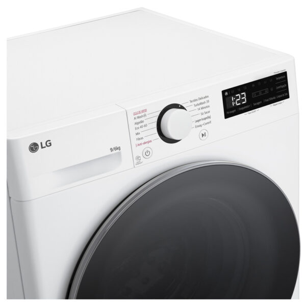 Lg F4DR6009A1W - Lavadora Secadora 9/6 Kg 1400 Rpm D Blanco - Imagen 3