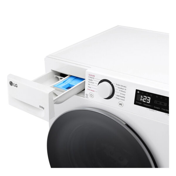Lg F4DR6009A1W - Lavadora Secadora 9/6 Kg 1400 Rpm D Blanco - Imagen 5