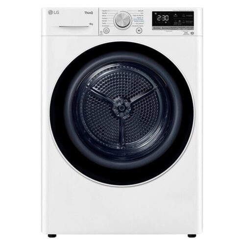 Lg RH80V9AV4N - Secadora Con Bomba De Calor 8 Kg A Blanco