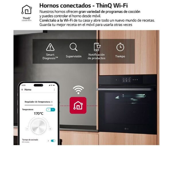 Lg WSED7667M - Horno Compacto Con Vapor Negro - Imagen 9
