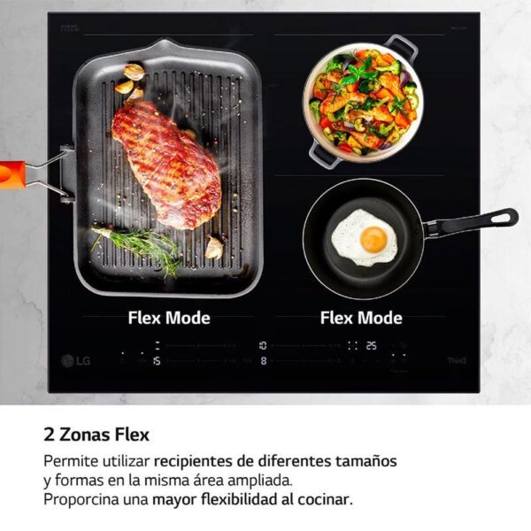 Lg CBIZ2437B - Vitroceramica Induccion 4 Zonas Coccion Ancho 59 Cm - Imagen 7