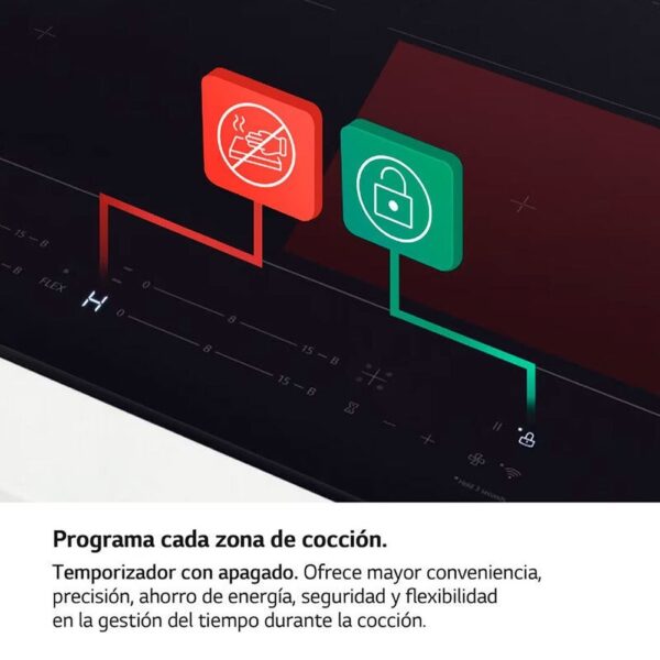 Lg CBIZ2437B - Vitroceramica Induccion 4 Zonas Coccion Ancho 59 Cm - Imagen 8