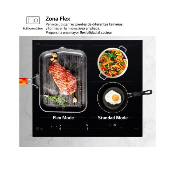 Lg CBIZ2432B - Vitroceramica Induccion Flex Ancho 59 Cm - Imagen 7