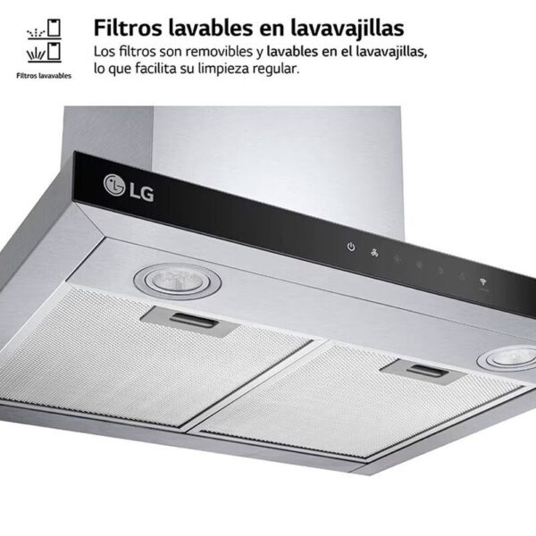 Lg HCEZ2426S - Campana Chimenea Ancho 60 Cm Inox - Imagen 6