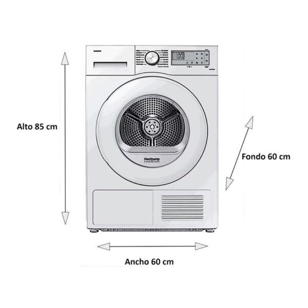 Samsung DV80CGC0B0THEC - Secadora Con Bomba De Calor 8 Kg B Blanco - Imagen 2