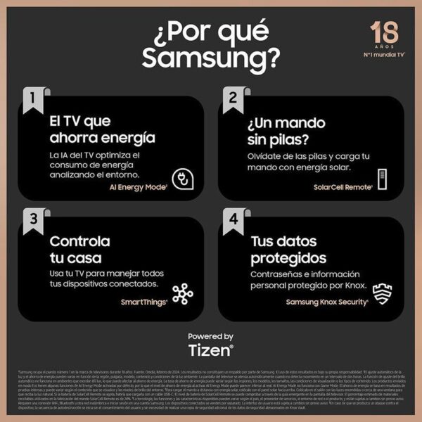 Samsung TQ43Q60DAUXXC - Televisor Led Smart Tv 43" 4k - Imagen 8