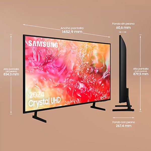 Samsung TU65DU7105KXXC - Televisor Led Smart Tv 65" 4k - Imagen 2