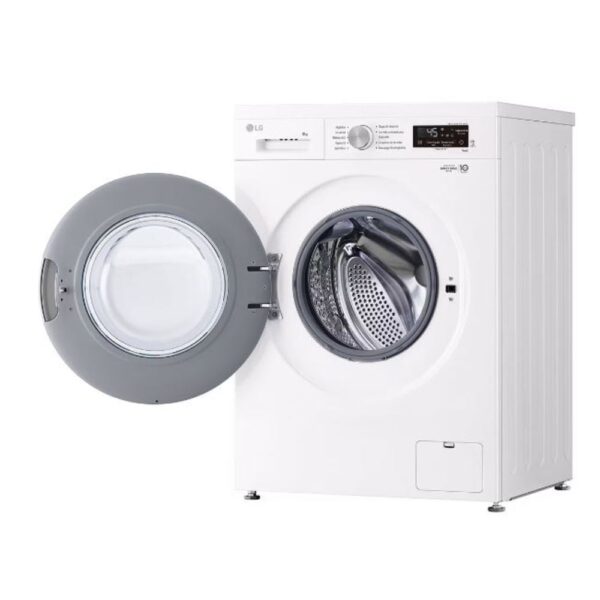 Lg F4X1008NWH - Lavadora Carga Frontal 8 Kg 1400 Rpm A Blanco Con Tapa Desmontable - Imagen 2