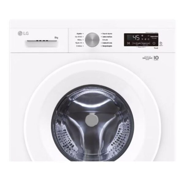 Lg F4X1008NWH - Lavadora Carga Frontal 8 Kg 1400 Rpm A Blanco Con Tapa Desmontable - Imagen 3