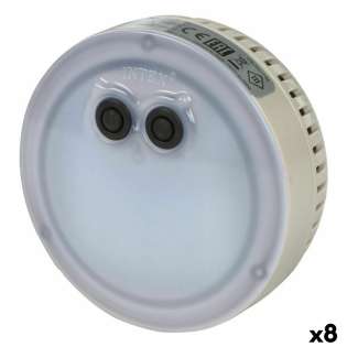 luz de piscina intex 28503 12 x 12 x 6 5 cm multicolor 8 unidades 620114